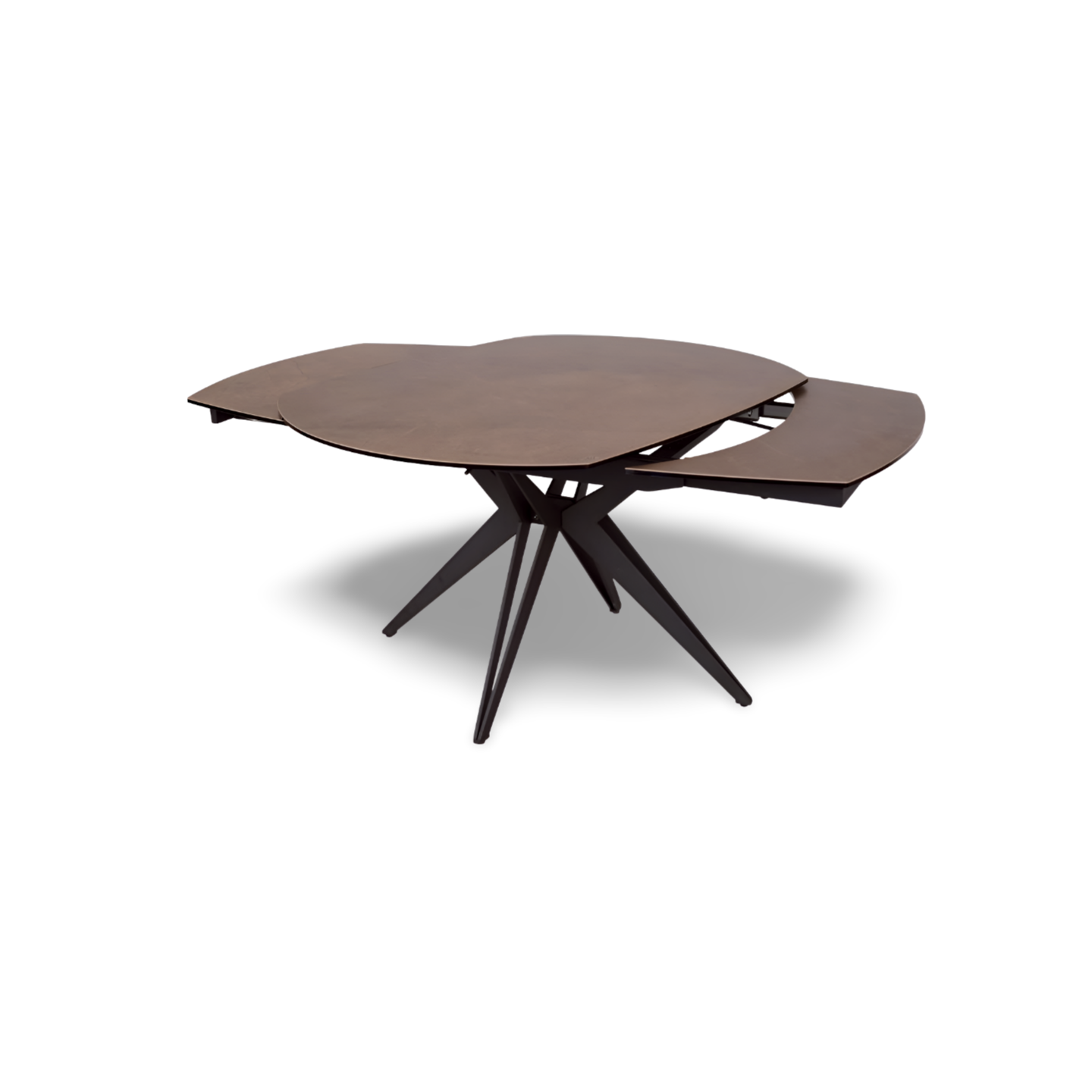 שולחן קרמיקה דגם - HT מידה 130×100 נפתח ל 190 ס״מ צבע אנטרציט